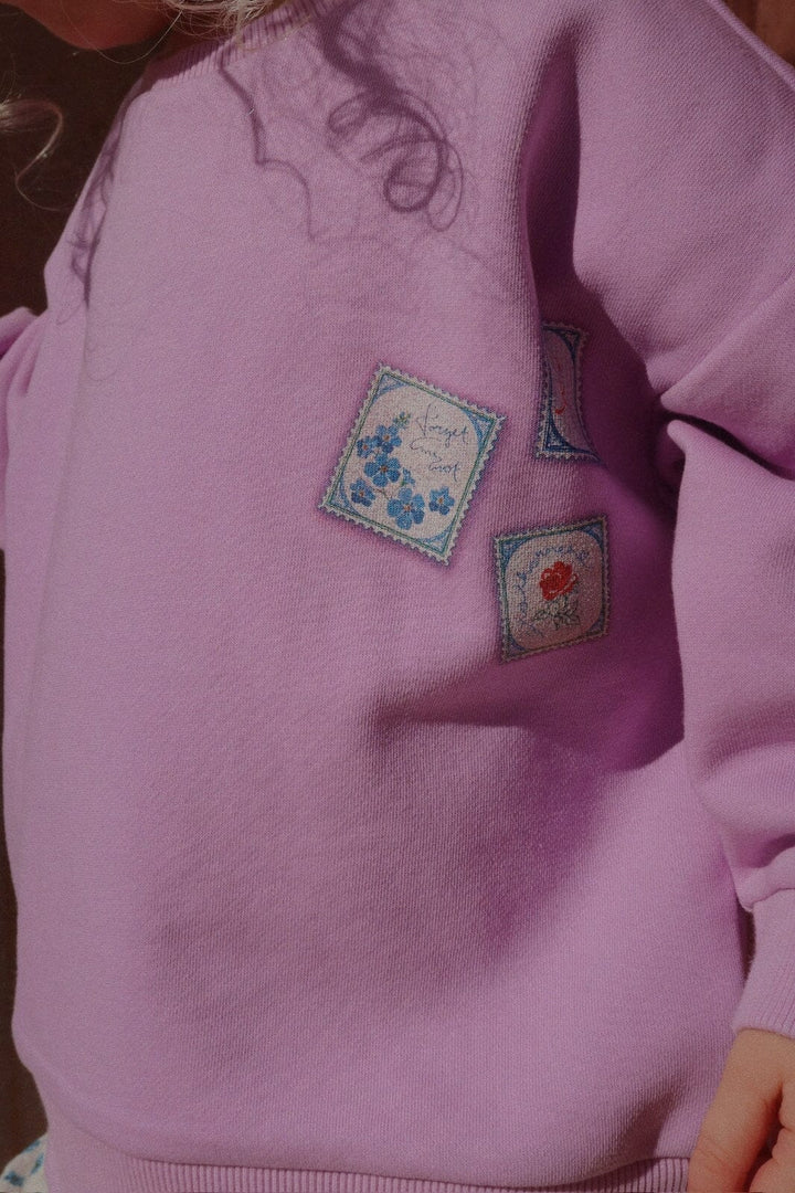 Konges Sløjd - Rhw X Ks Lettre Sweat Ocs Ks103611 - Lupine