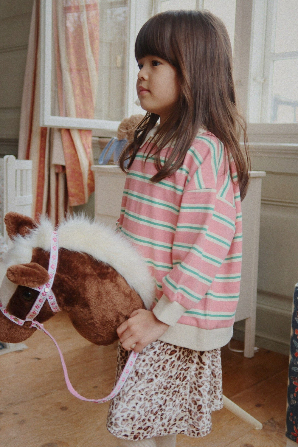 Konges Sløjd - Spotty Ls Polo Gots Ks104433 - Blush Bound Stripe Bluser 