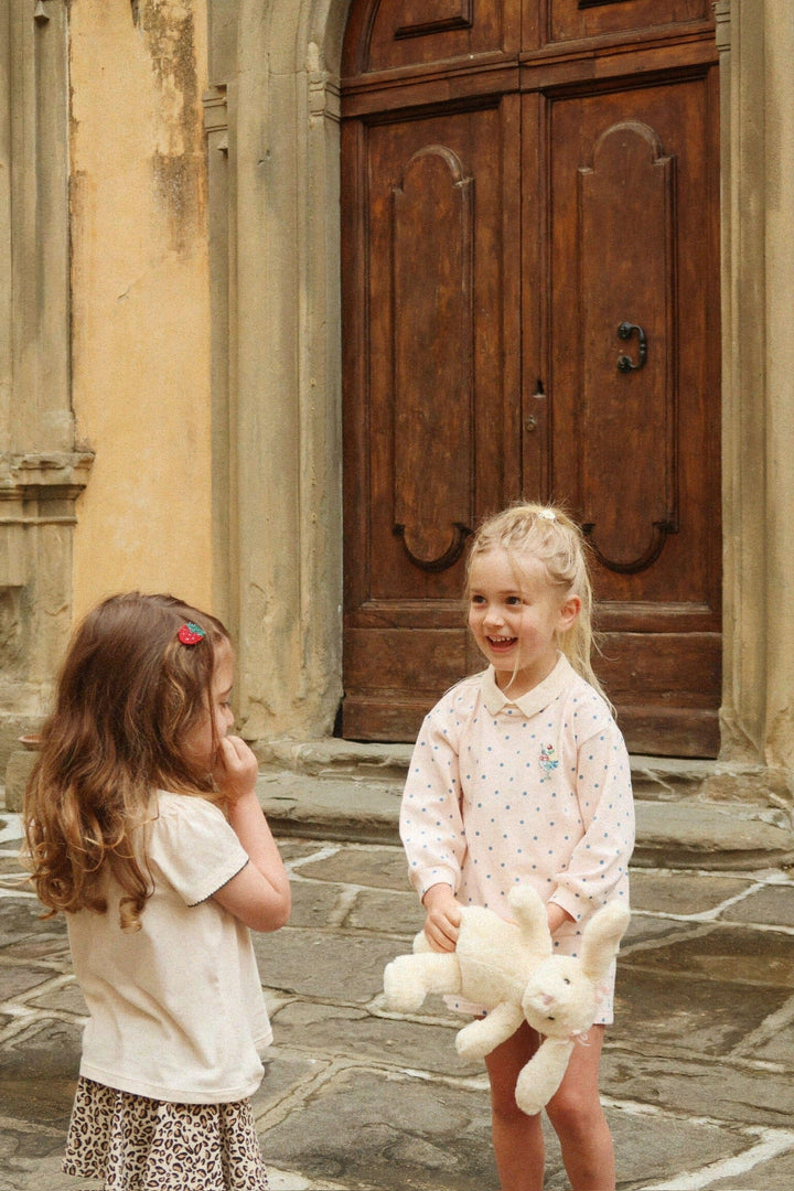 Konges Sløjd - Spotty Ls Polo Gots Ks105088 - Rosewater Dot Bluser 