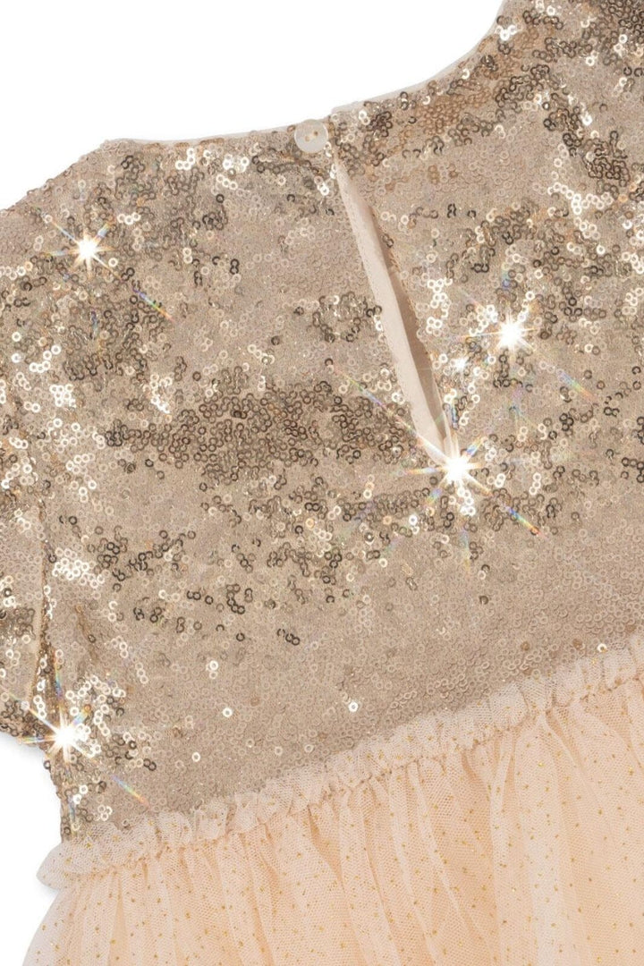 Konges Sløjd - Starla Puff Sleeve Dress Ks103060 - Gold Blush