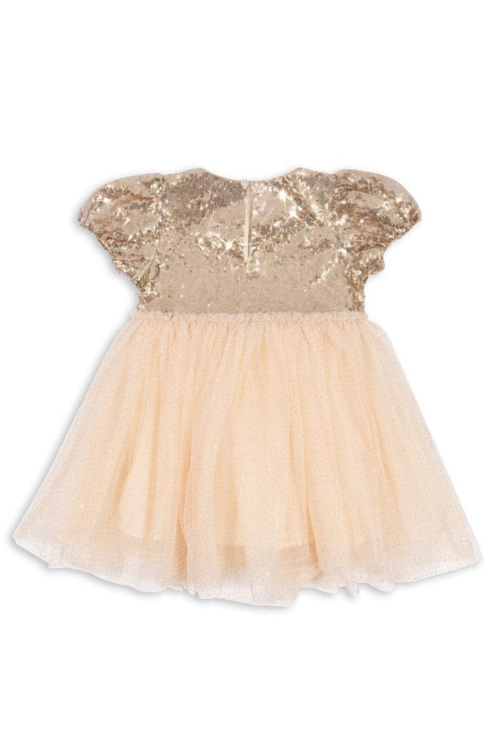 Konges Sløjd - Starla Puff Sleeve Dress Ks103060 - Gold Blush