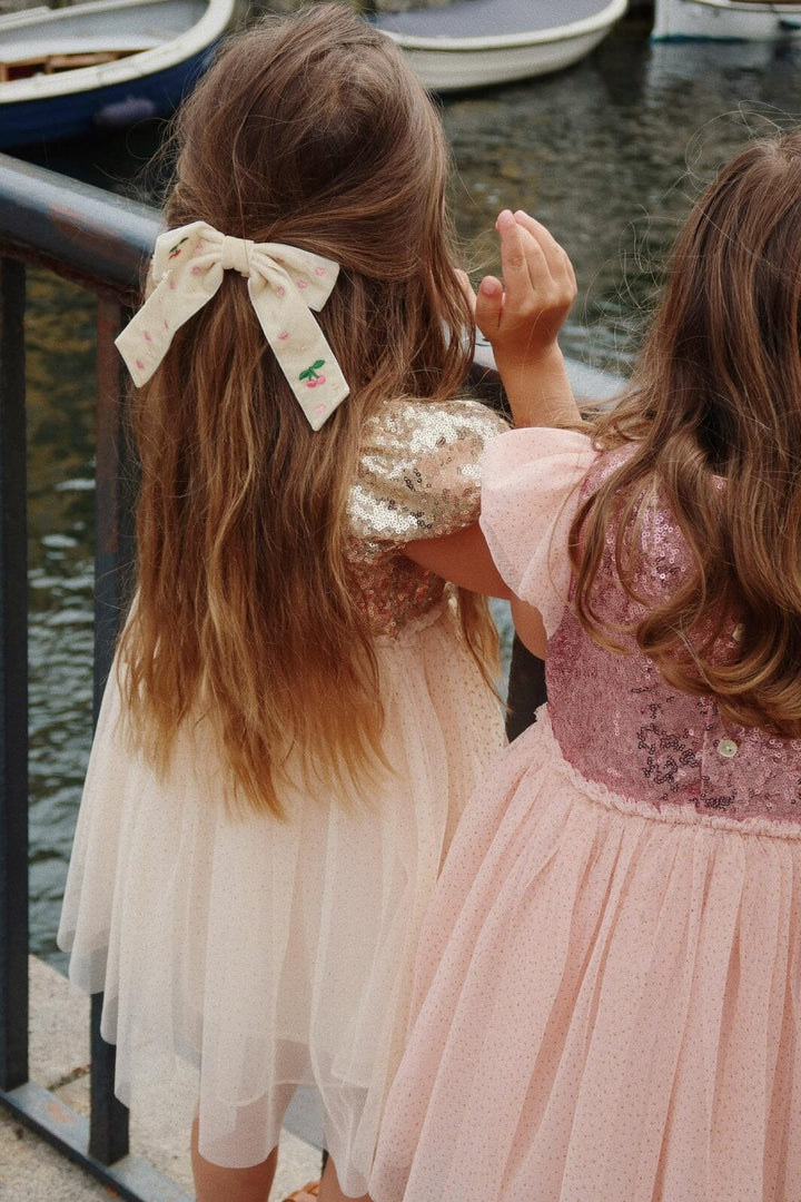Konges Sløjd - Starla Puff Sleeve Dress Ks103060 - Gold Blush