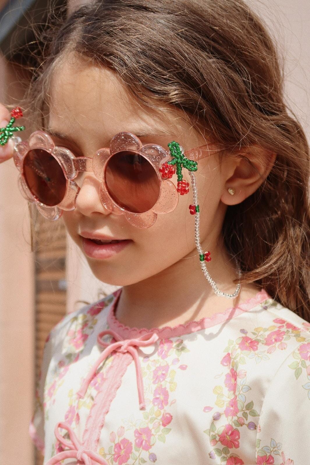 Konges Sløjd - Sunglasses Bead Chain Cherry Ks102829 - Multi