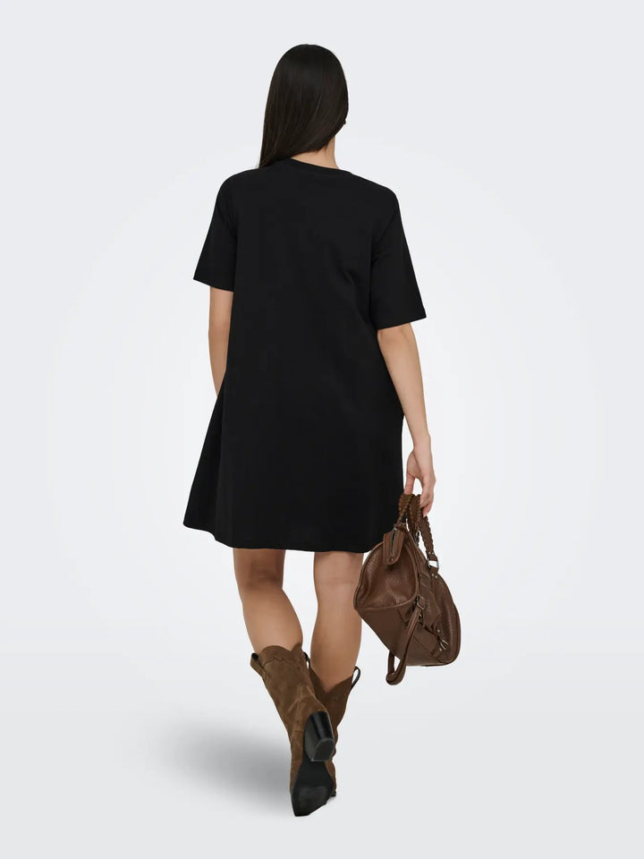 Only - Onlmara S/S Pocket Dress - 5021172 Black