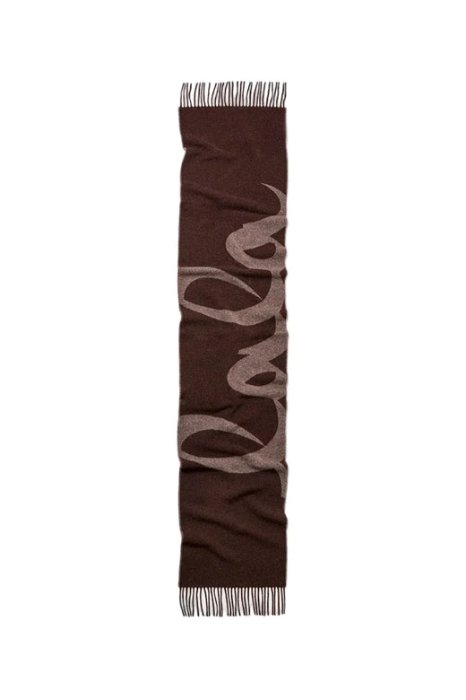 Lala Berlin - Lala Scarf 4 10025733 - Brown Halstørklæder 