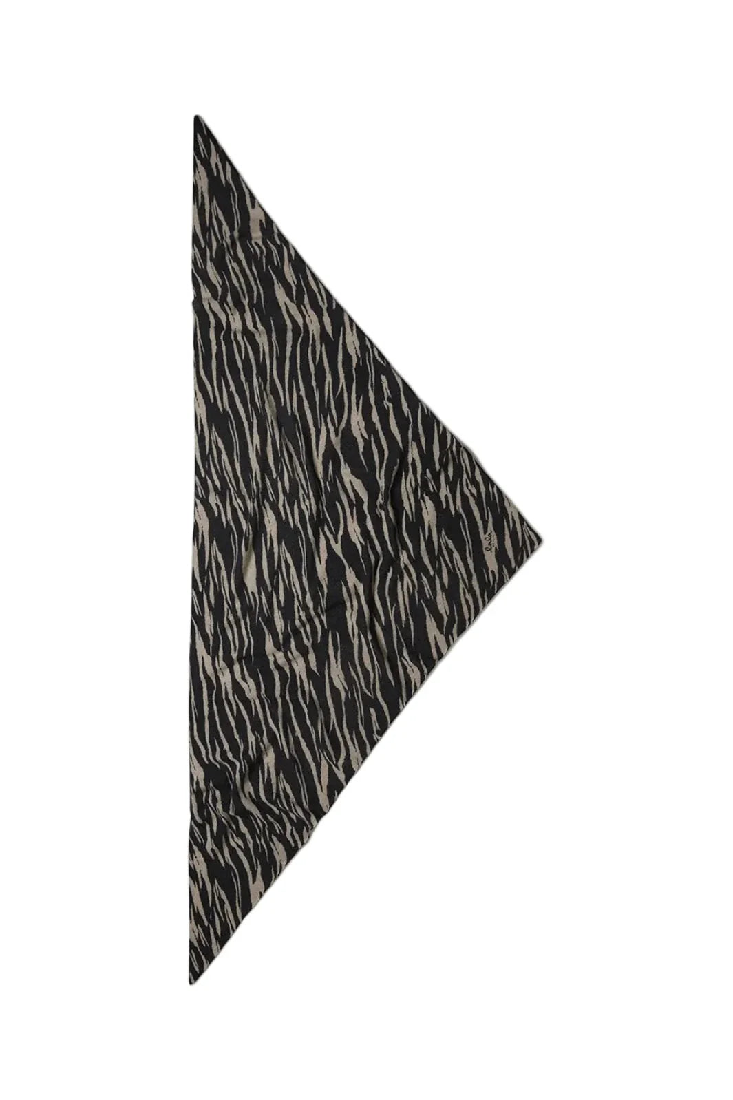 Lala Berlin - Triangle Tiger M 10022360 - Dune Black Tørklæder 