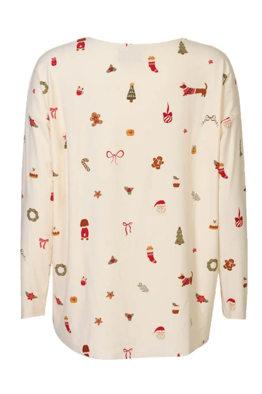 Liberte - Alma-Ls-Top 9504 - Dog Creme Bluser 