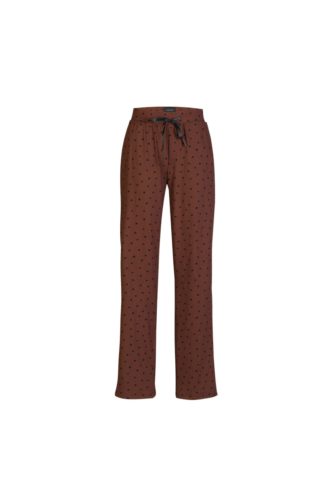 Liberte - Alma-Wide-Pants 9564 - Brown Black Heart