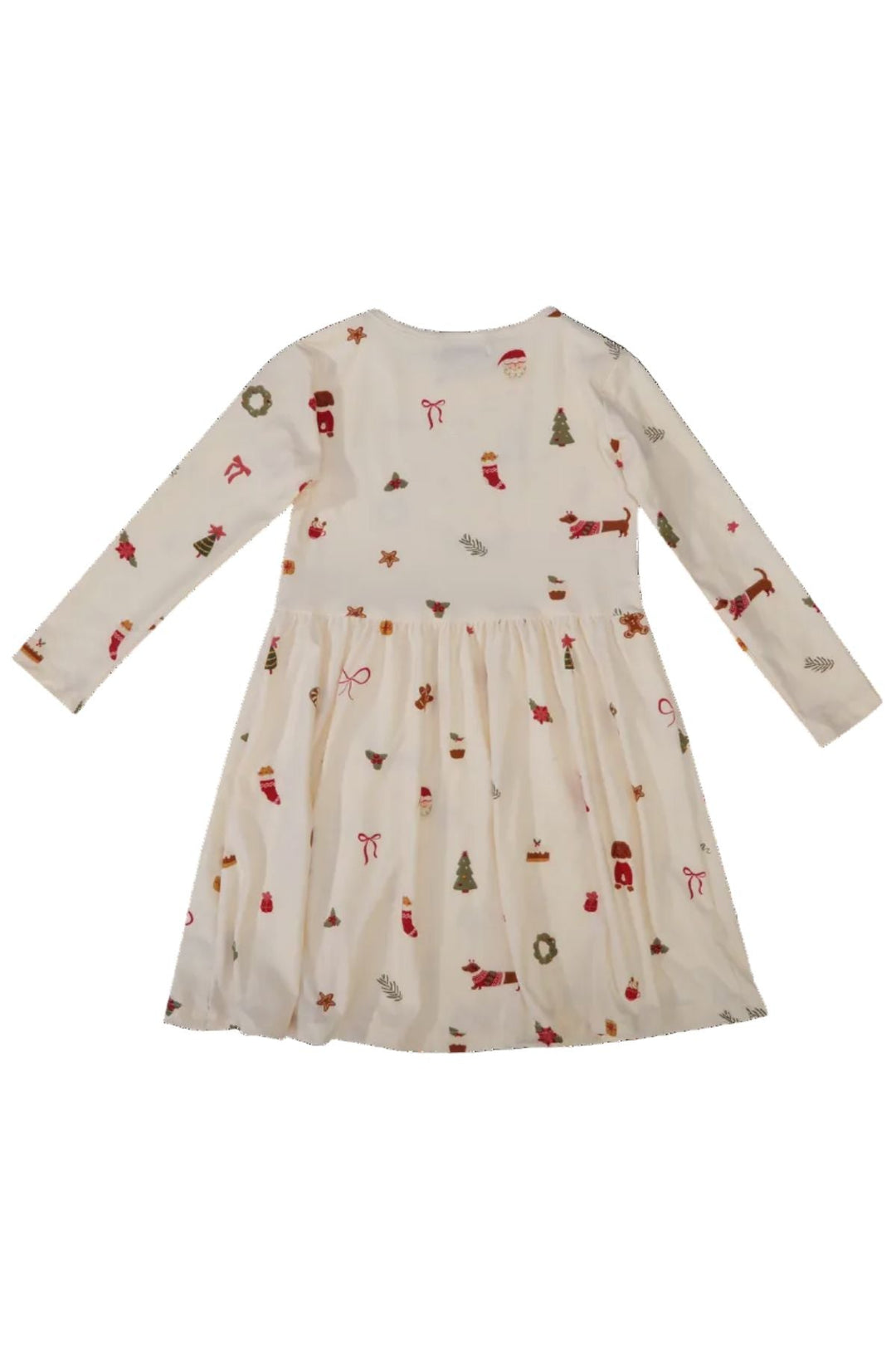 Liberte Ami - Alma-Ls-Babydoll-Dress (Kids) 9658 - Dog Creme Kjoler 