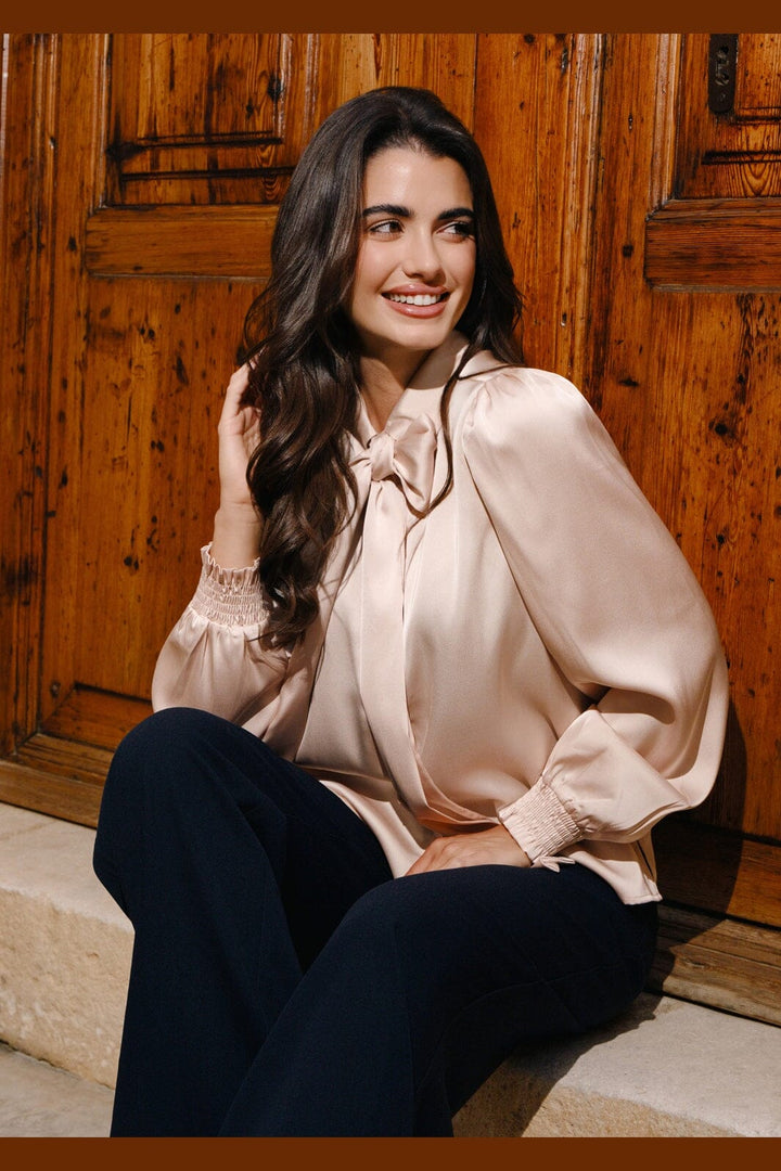 Liberte - Elina Ls Blouse 21534 - Champagne