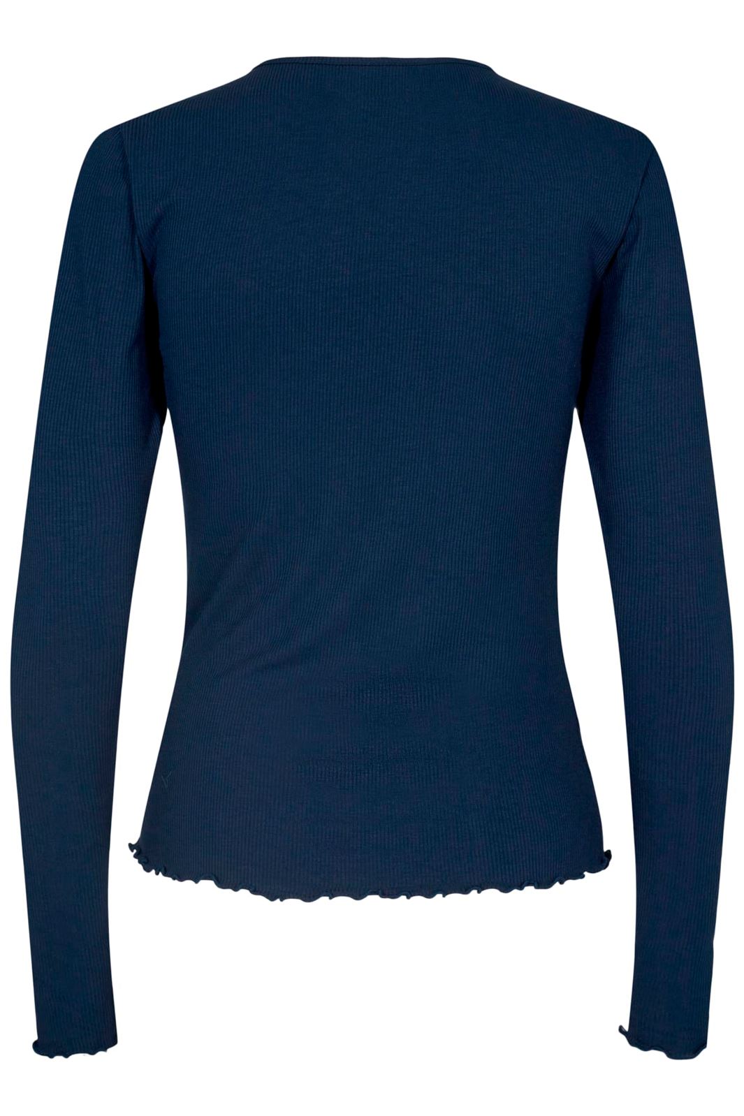Liberté - Natalia LS Round Neck Blouse - Navy Bluser 