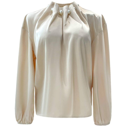Liberte - Pip-Ls-Pearl-Blouse 22313 - Champagne Bluser 
