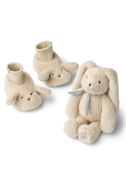 Liewood - Basim Rabbit Baby Plush Gift Set LW20297 - Mist