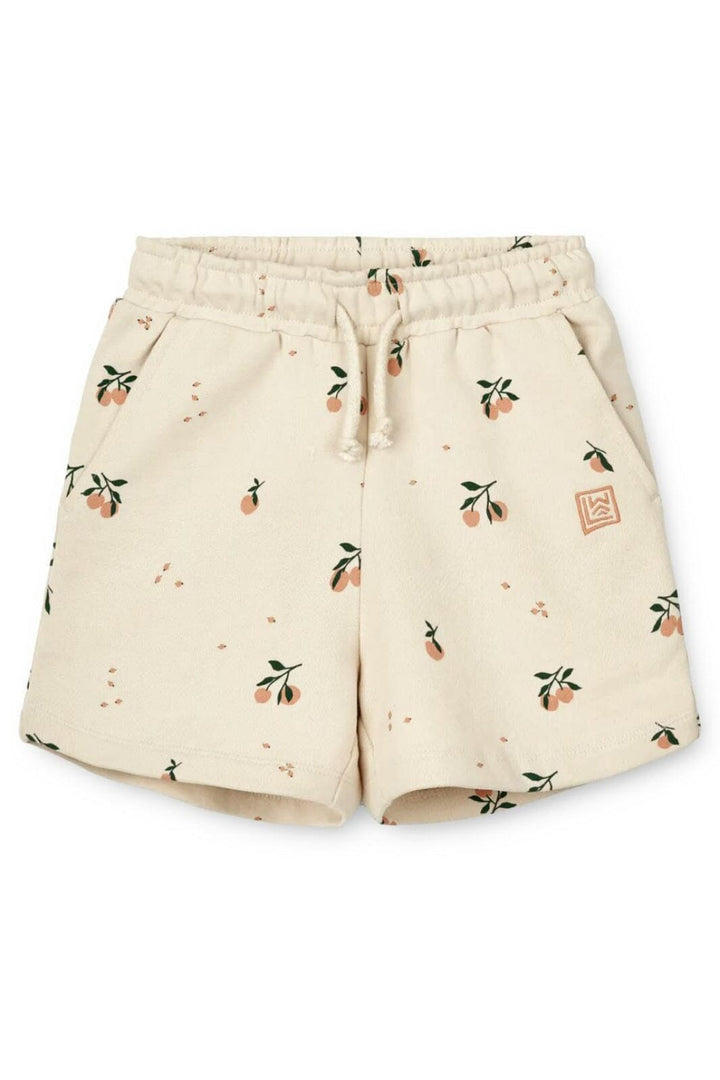 Liewood - Gram Printed Sweatshorts - Peach / Sea Shell Shorts 