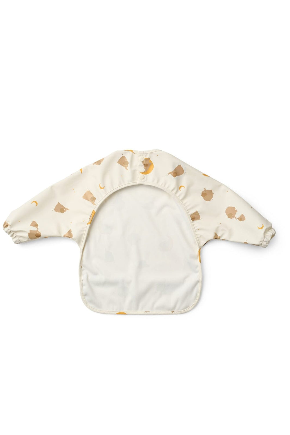 Liewood - Merle Printed Cape Bib LW18136 - Elephant / Creme de la creme