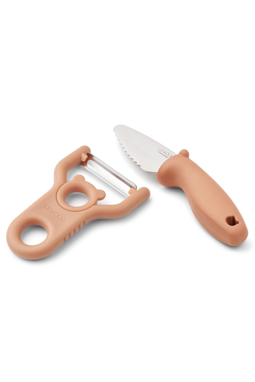 Liewood - Pertense Peeler & Knife Set LW20401 - Tuscany rose