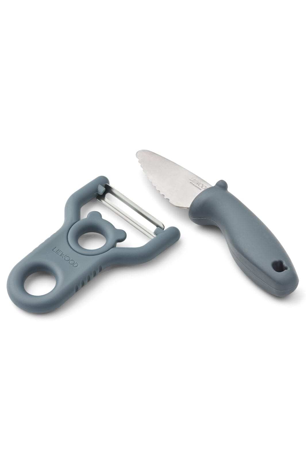 Liewood - Pertense Peeler & Knife Set LW20401 - Whale blue