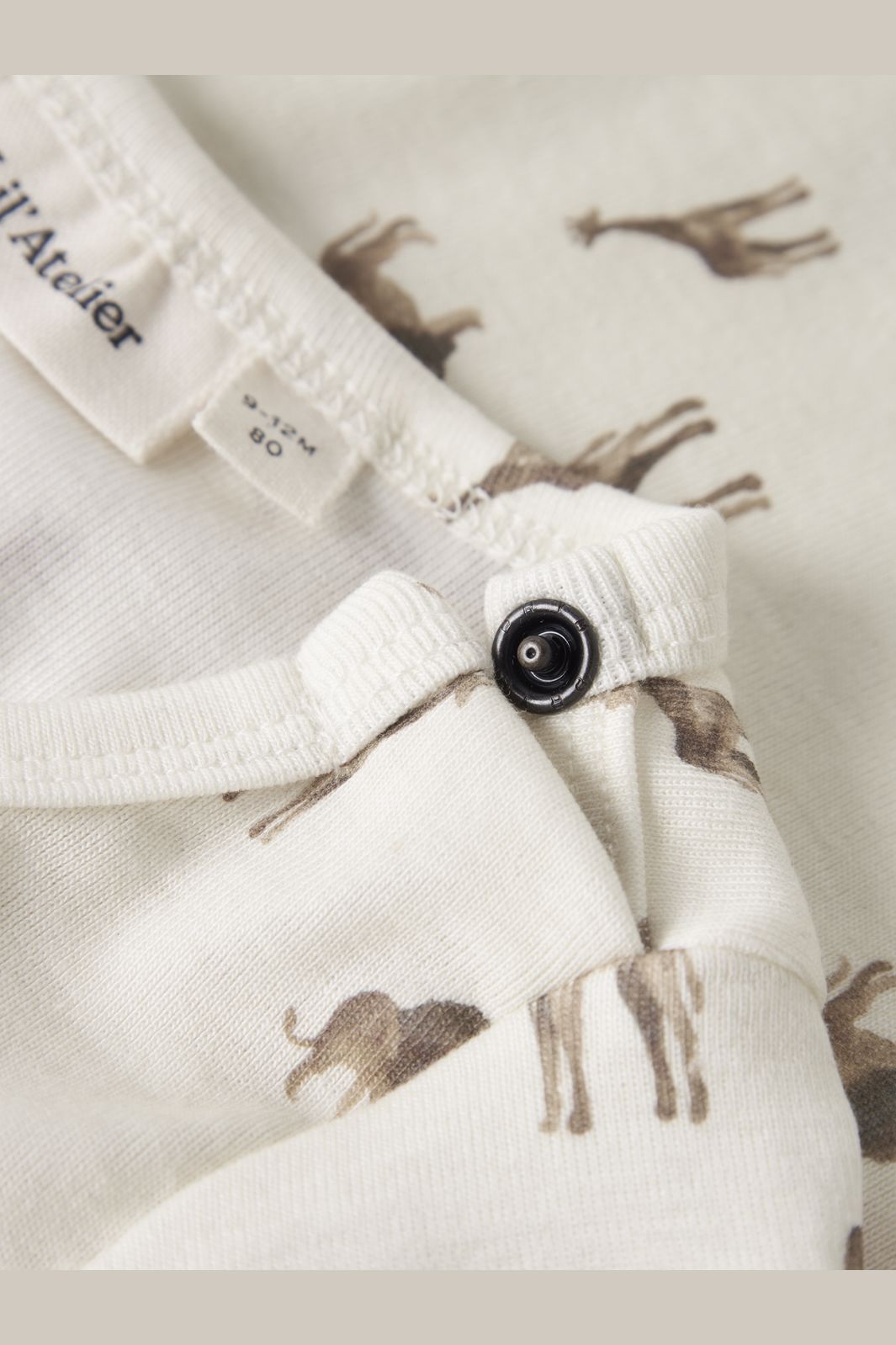 Lil' Atelier - Nbmlayo Geu Ls Slim Body Lil - 5037975 Coconut Milk Lion