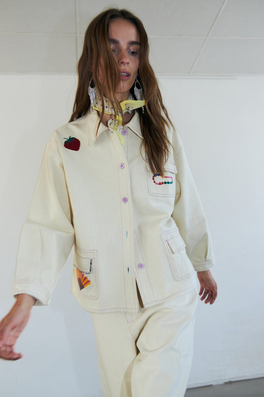 Lollys Laundry - Aprilll Jacket Ls 26125-6019 - 02 - Creme Jakker 