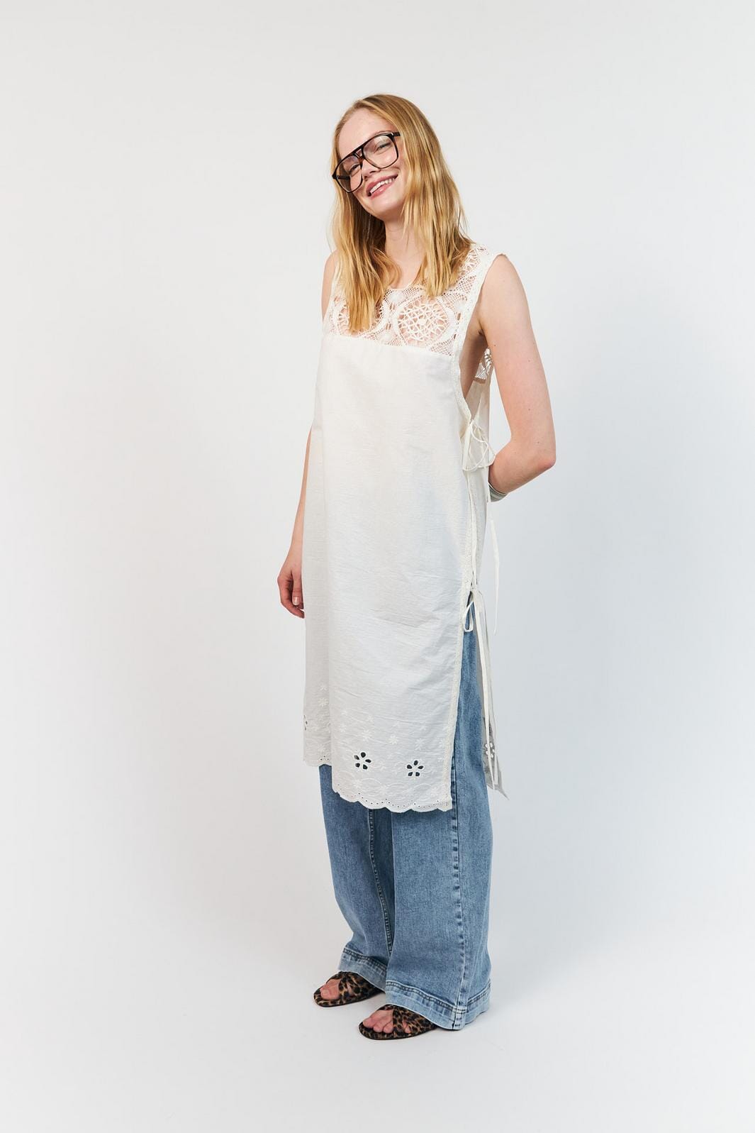 Lollys Laundry - Belloll Top Long Sl26291-1040 - 01 White