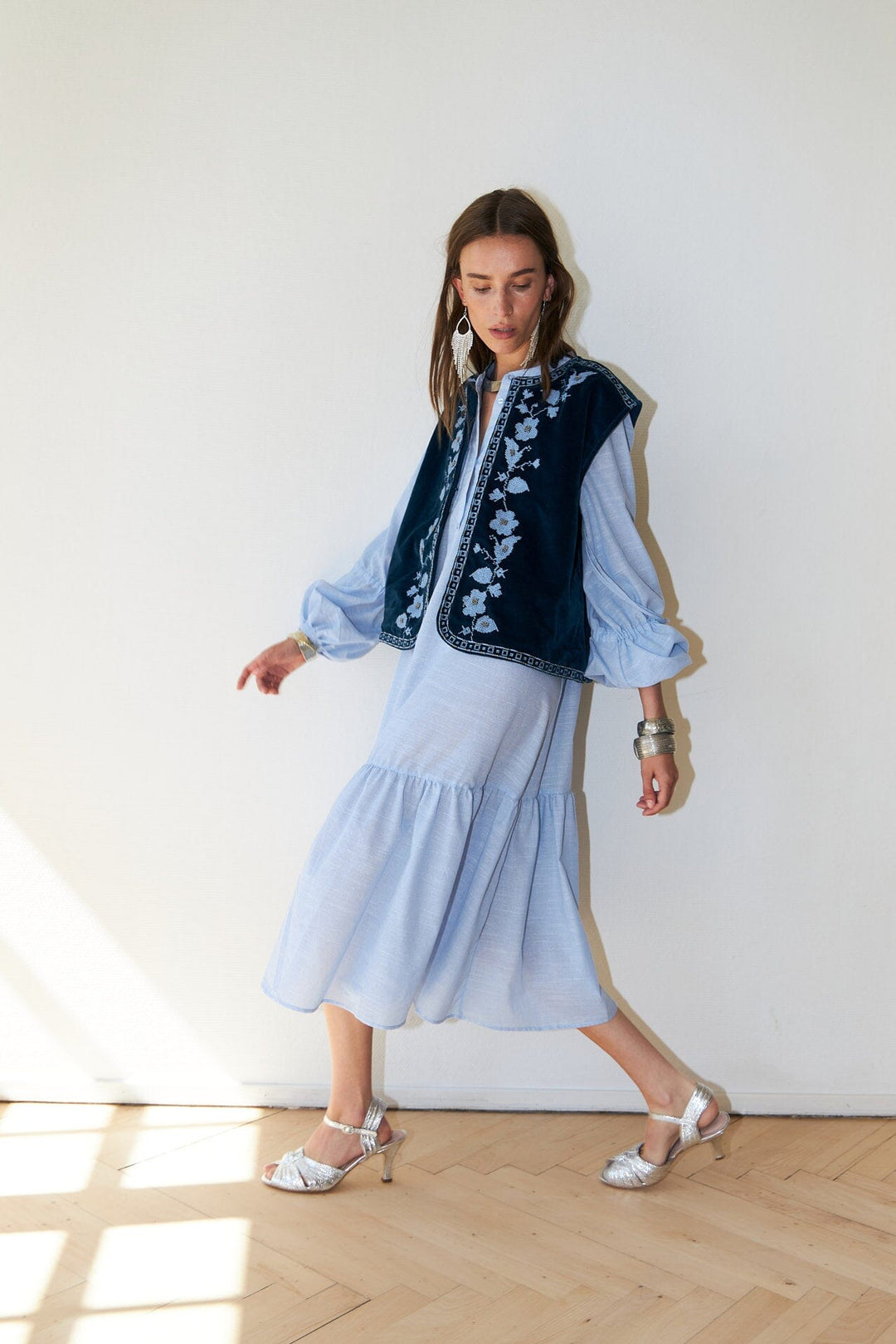 Lollys Laundry - Binll Vest Sl 26180-1061 - 20 - Blue Veste 