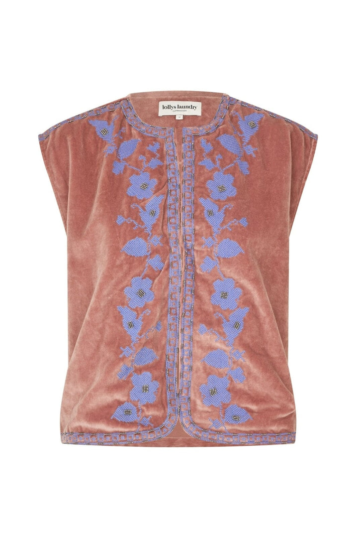 Lollys Laundry - Binll Vest Sl 26180-1061 - 36 - Dusty Rose