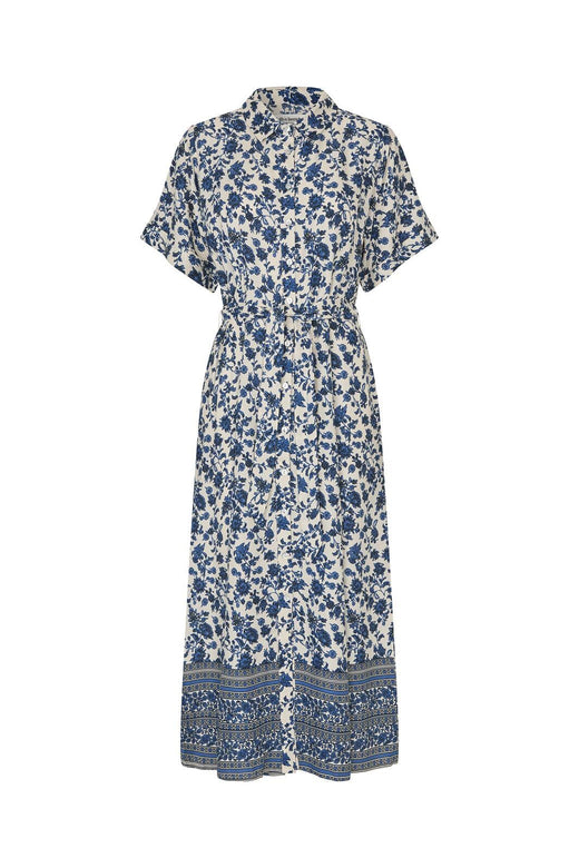 Lollys Laundry - Blakell Midi Dress Ss26105-3001 - 20 Blue