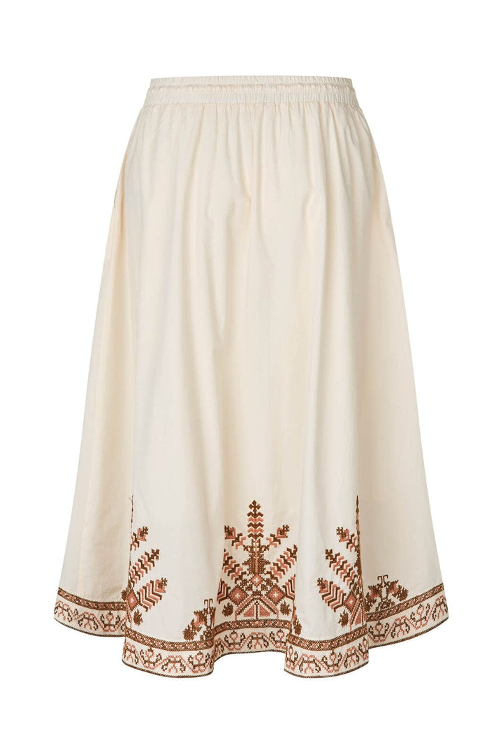 Lollys Laundry - Bristolll Midi Skirt 26462-2041 - 02 - Creme