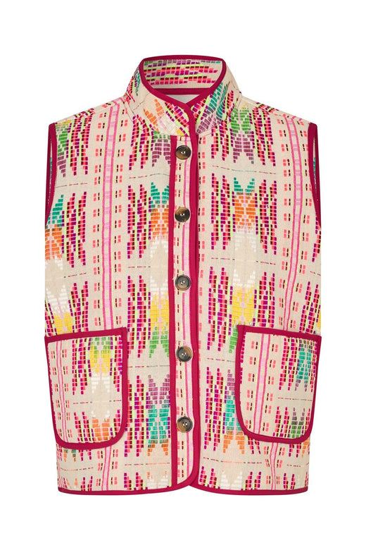 Lollys Laundry - Cairoll Quilted Vest26155-1040 - 51 Pink