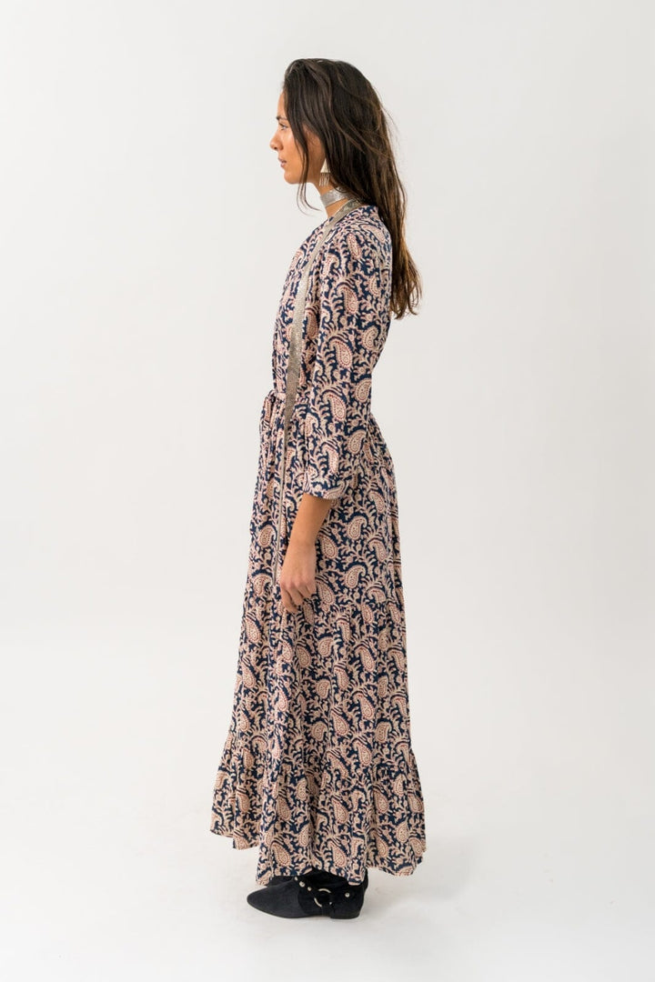 Lollys Laundry - Neell Maxi Dress 3/4 - 64 Graphic Print