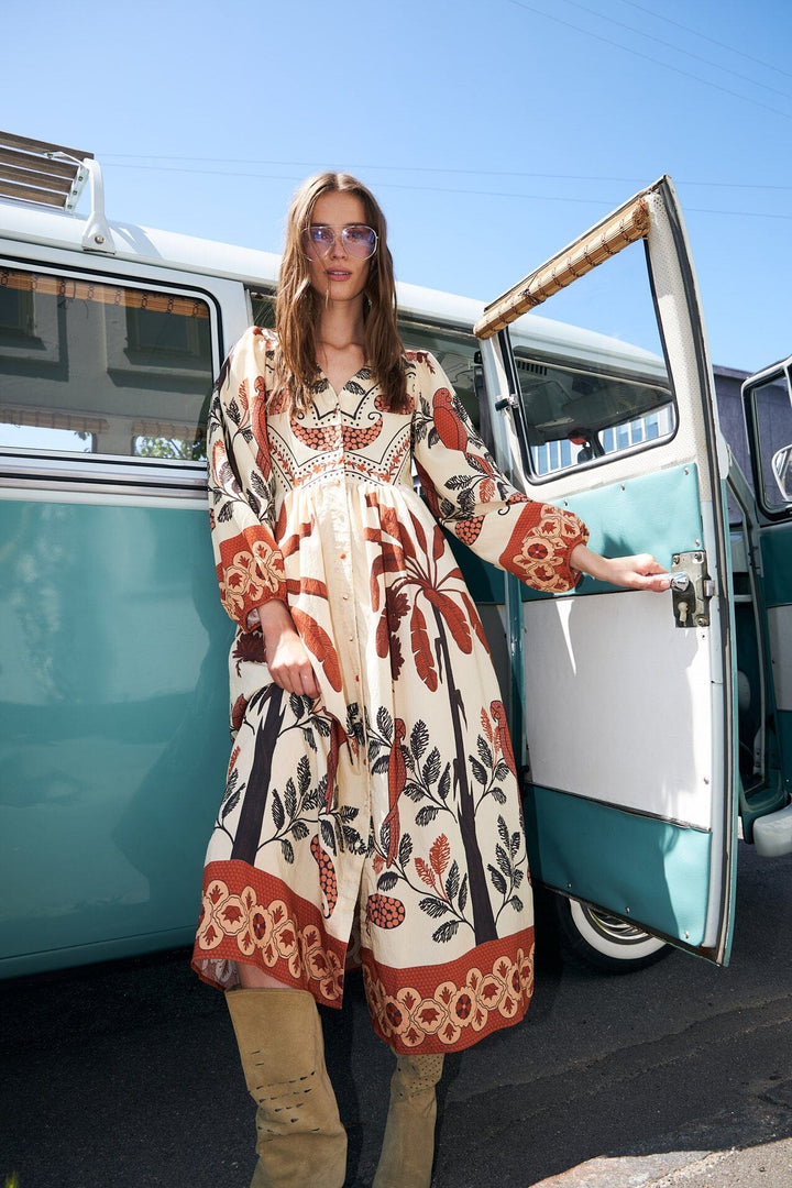 Lollys Laundry - Saraill Dress 3/426102-3000 - 02 Creme Kjoler 