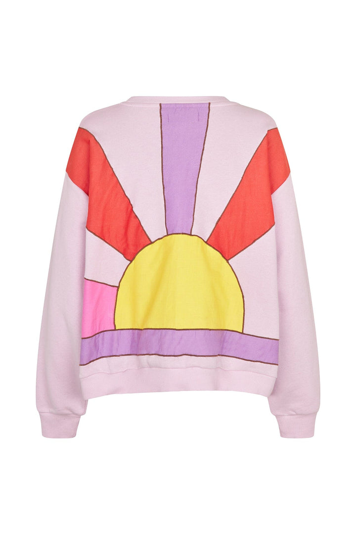 Lollys Laundry - Sydneyll Sunset Sweatshirt Ls25586-1020 - 84 Light Pink Sweatshirts 