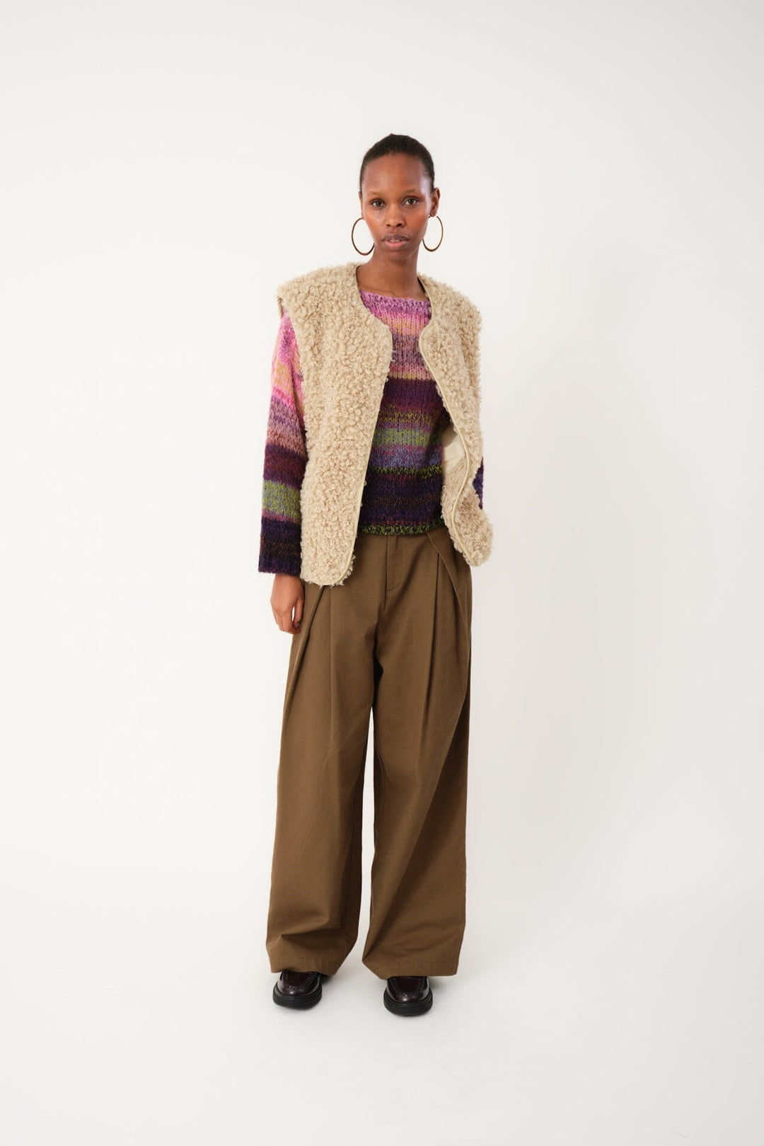 Lollys Laundry - Vadall Vest Sl25490-1066 - 04 Sand Veste 