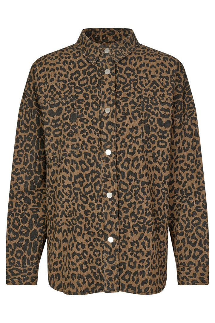 Lollys Laundry - Veidall Shirt Ls25461-1043 - 72 Leopard Print Bluser 