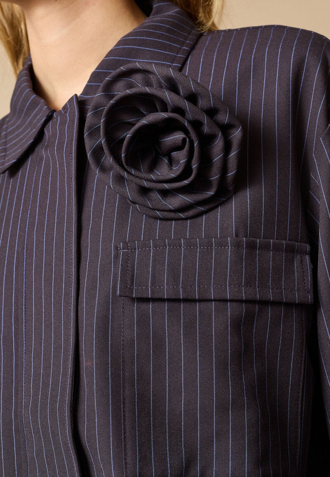 Love & Divine - Love1471 19482 - 402 - Blue Pinstripe Jakker 