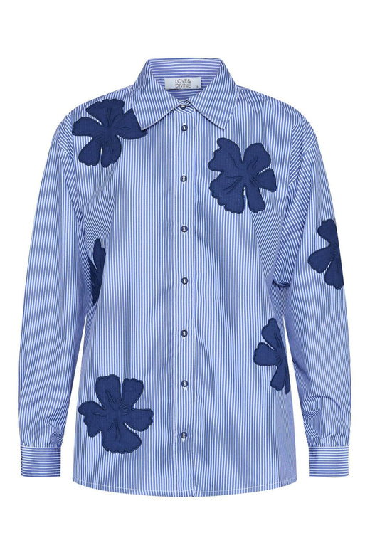 Love & Divine - Love1499 19522 - 811 - Blue Flower Skjorter 