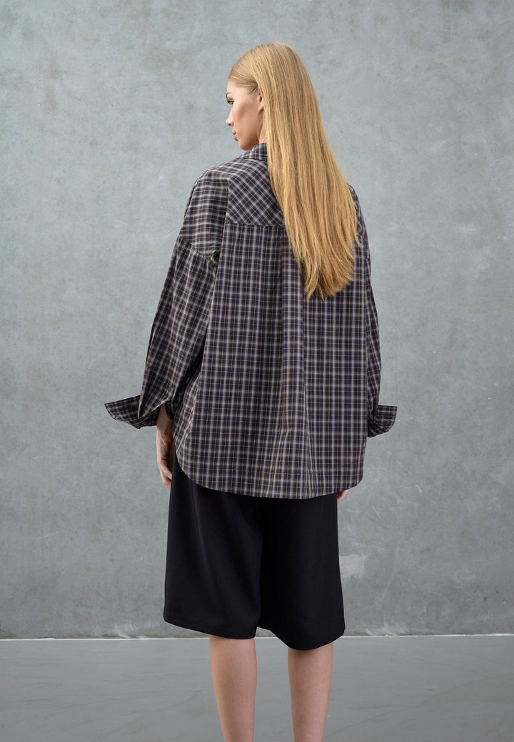 Love & Divine - Love1518-3 20491 - 840 - Brown Check Skjorter 