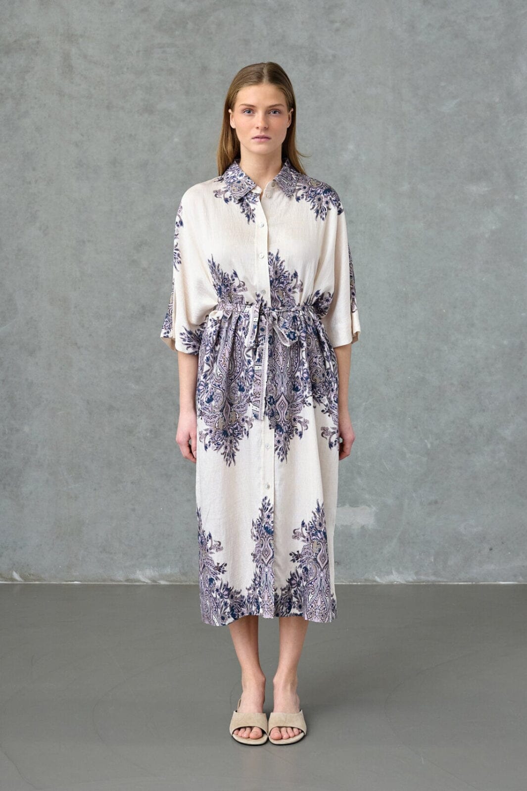 Love & Divine - Love1554 19895 - 802 - Champagne Paisley Kjoler 