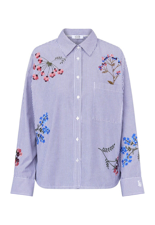Love & Divine - Love1555-7 20465 - 551 - D. Mauve Stripes Skjorter 