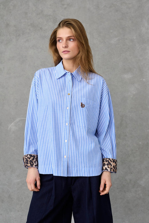 Love & Divine - Love1555-8 20499 - 834 - Stripe/Leo Skjorter 