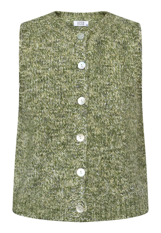 Love & Divine - Love1658 20401 - 301 - Green Olive Mel. Veste 