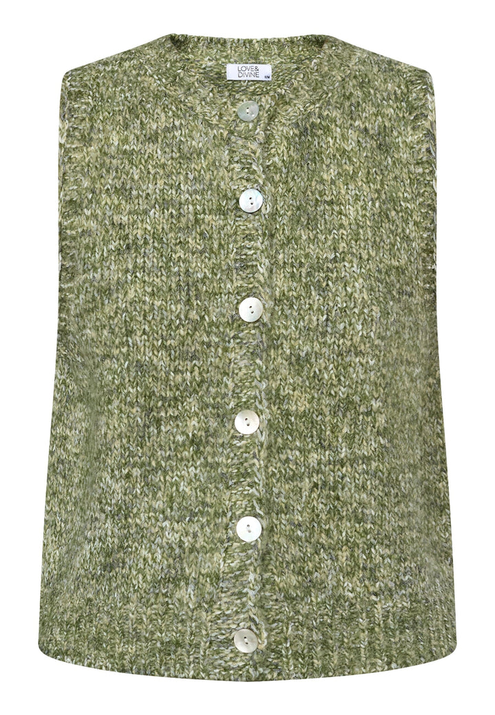 Love & Divine - Love1658 20401 - 301 - Green Olive Mel. Veste 