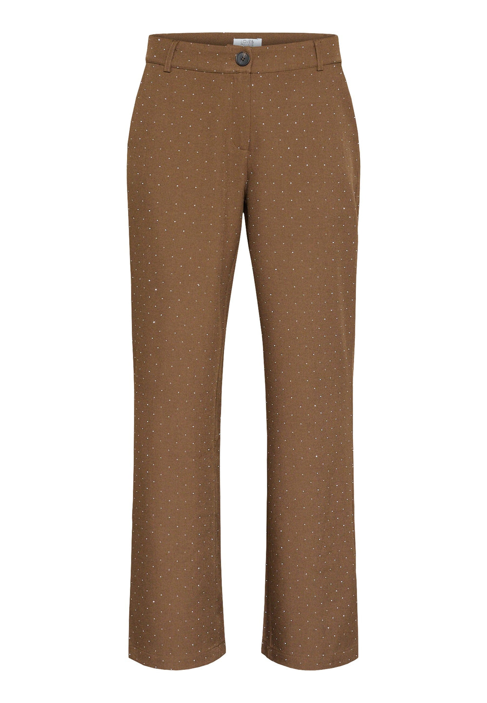 Love & Divine - Love857-7 19511 - 201 - Brown Rhinestone Bukser 
