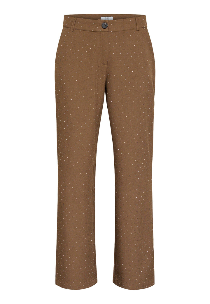 Love & Divine - Love857-7 19511 - 201 - Brown Rhinestone Bukser 