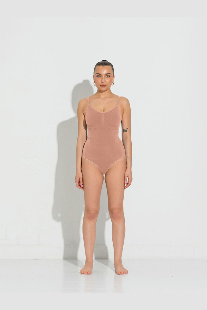 Lykkeland Ateliér - Coco Shapewear Bodysuit L0823903F.202 - Tan