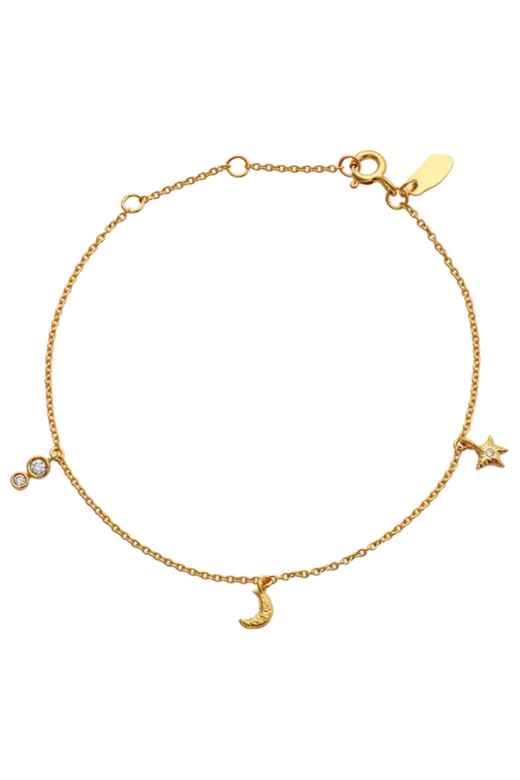 Maanesten - Melia Armbånd 8704a - Forgyldt Armbånd 