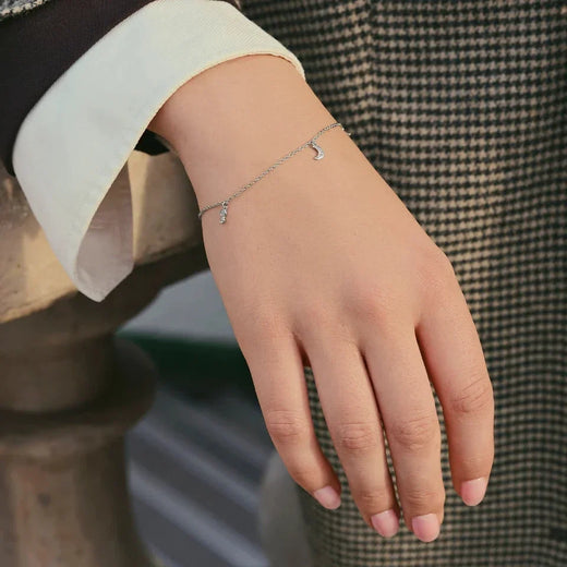 Maanesten - Melia Armbånd 8704c - Forsølvet Armbånd 