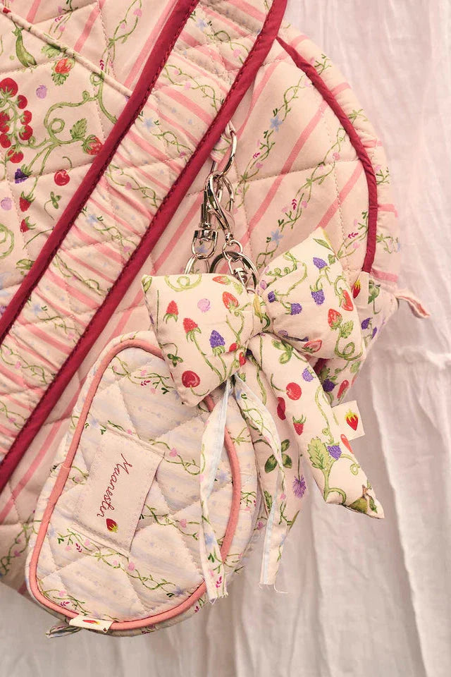 Maanesten - Rui Keychain Bag Summer Stripes Blue - 4117 Tasker 