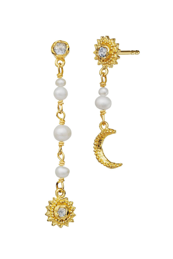 Maanesten - Sunniva Earring - Coated With 18k Gold.
