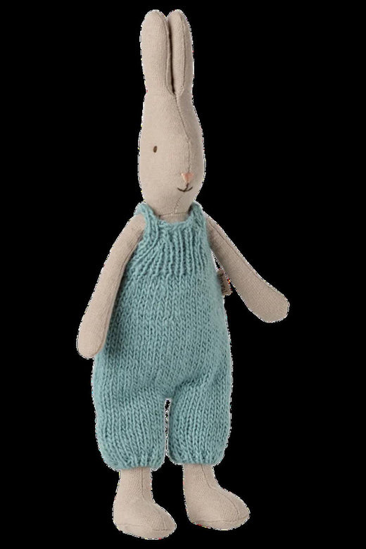 Maileg - Kanin, Størrelse 1 - Klassisk - Strikket Overall 16-6125-00 Legetøj 